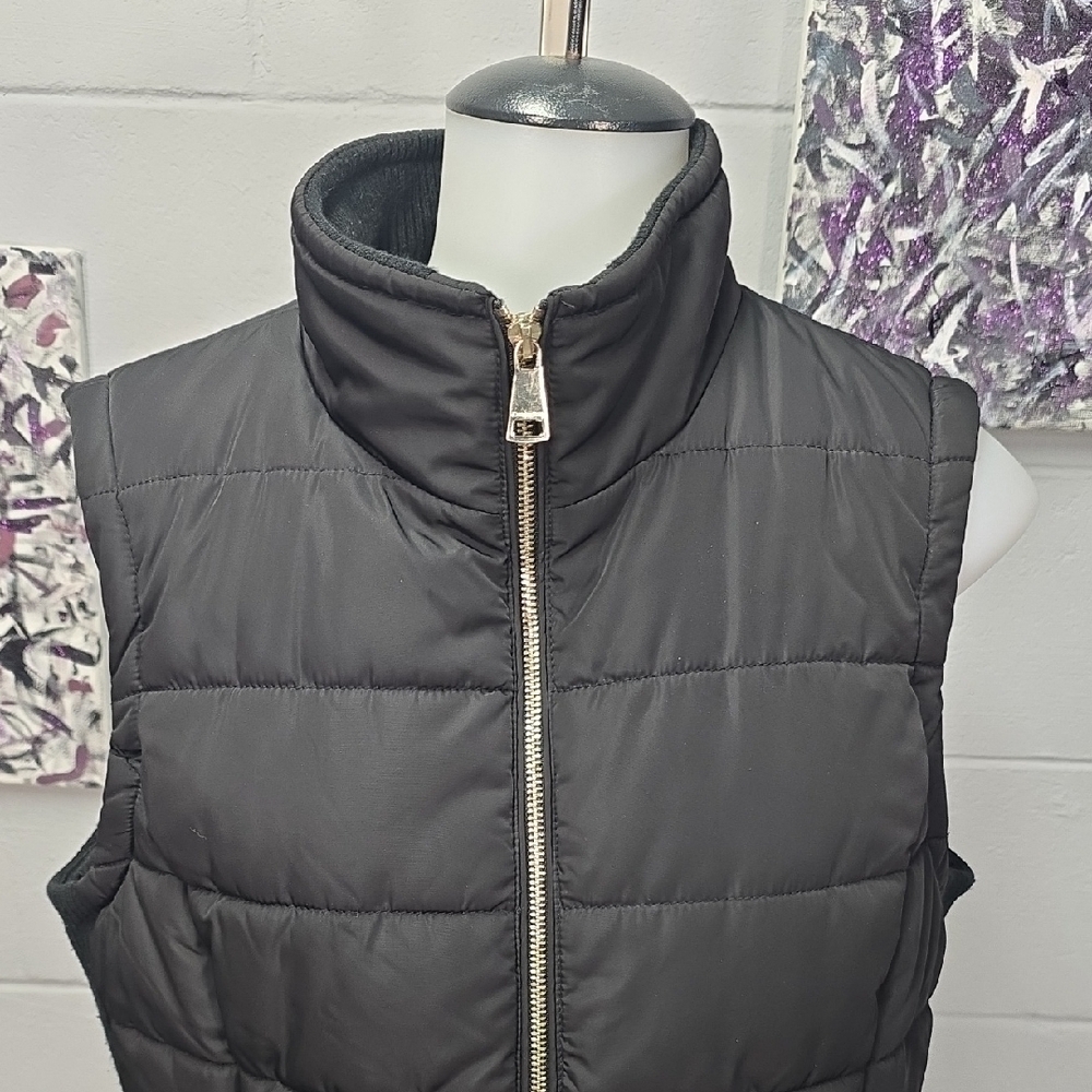 Calvin Klein Black Vest with Gold Accents - Picture 2 of 10